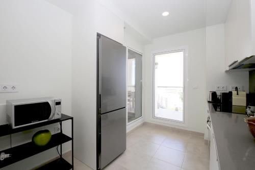 ห้องครัว, Estepona Port Apartment OLABLANCA in ปวยร์โต เด เอสเตโปนา