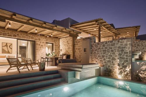 泳池, Kemelia Suites in 米洛斯岛