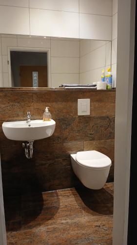 Fürdőszoba, Monteurwohnung Rhede No 1 im EG in Rhede
