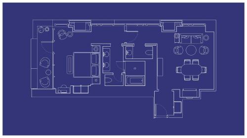 1 king bed, 1 sofa bed