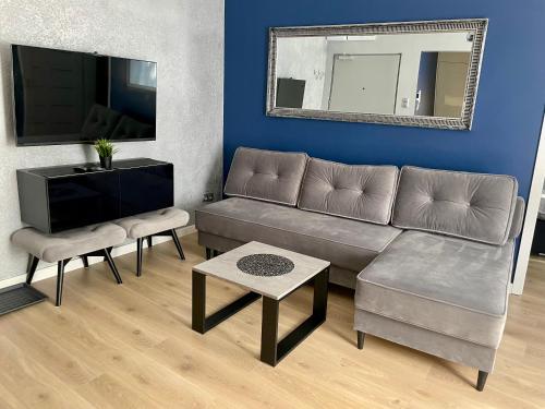 Apartament Navy Blue z tarasem