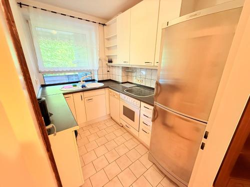 廚房, Altmodische 3 Zimmer Wohnung in 萊茵河畔林茨蒙海姆