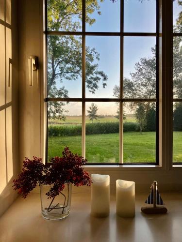 A szálláshely kívülről, Thatched Home With Large Garden Near North Sea in Risum-Lindholm