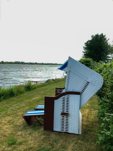 外部景觀, Historic Cottage By The Schlei in 拉本基爾興-福呂克