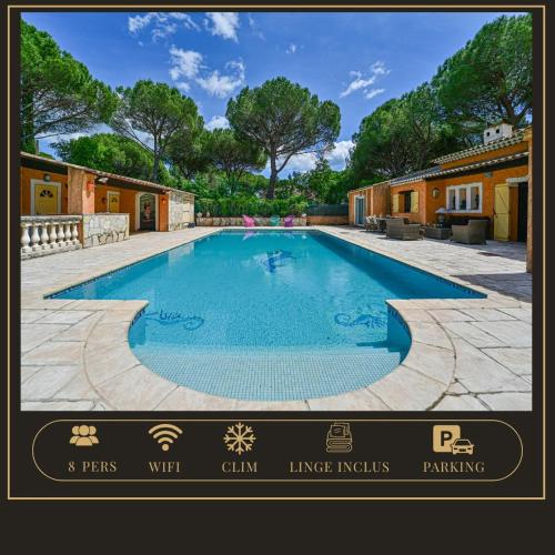 Les Terrasses villa et piscine privée gîte à louer Peissonnel