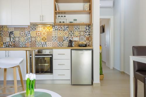 virtuve, Cosy apartments in Ag. Konstantinos (Messini)