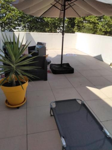 Studio with Terrace room in Vittoria Immobilier 2 -REGLEMENT SUR PLACE - chèques vacances acceptés