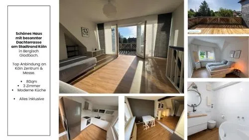 Beautiful Apartment with balcony - Good connection to Cologne centre in Bergisch Gladbach, Deutschland
