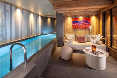 Chalet privé de Luxe IGLOO avec Piscine Sauna et Cheminée, 4 chambres, 220m2 by HOTEL MONTBLANC