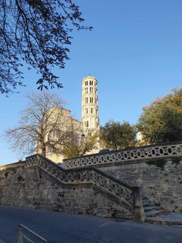 Uitzicht, A fleur de rue appartement climatisé Uzès centre (A fleur de rue appartement climatise Uzes centre) in Uzes