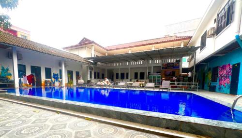 ทัศนียภาพ,  1 ห้องนอน 1 ห้องน้ำส่วนตัว ขนาด 22 ตร.ม. – [location not yet specified] (Vientiane Apower club & beds) in พาทูเซย์/วิคทอรี เกท