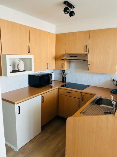 кухня, Appartement Zee Van Tyd in Ньєвпоорт-Бад