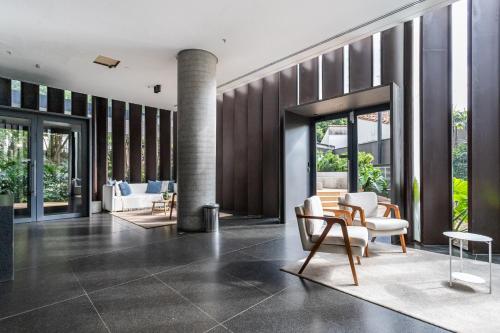 บริการและสิ่งอำนวยความสะดวก, Onze22 by Viva - Estúdios Modernos a 400m do Metrô Vila Madalena com Piscina no Rooftop (Onze22 by Viva - Estudios Modernos a 400m do Metro Vila Madalena com Piscina no Rooftop) in ปินเยย์โรส