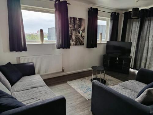 Stylish spacious 2 bed Apt Balcony Nr City Stadium, Manchester (fotografie 5)