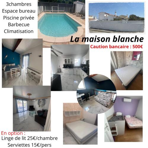 Maison 3chambres avec piscine - Location, gîte - Istres