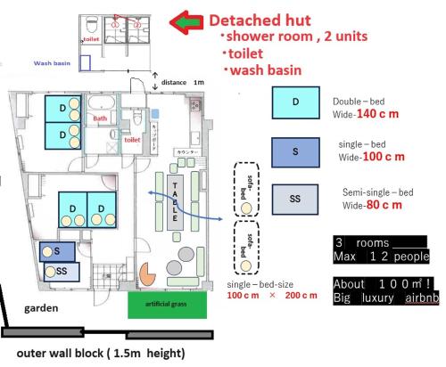 Ardel-hohu luxuryroom-1st floor-3 Bedroom-3shower,110square