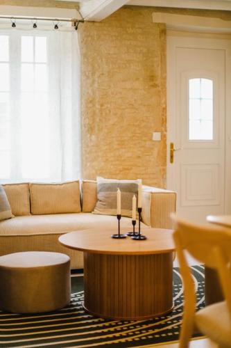 Спільний лаунж/ТБ зона, Maison Spa et Sauna, Cœur de la Normandie in Herouville-Saint-Clair