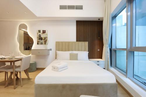 Studio with Big Balcony Walk to Beach Marina, Dubai (foto 7)