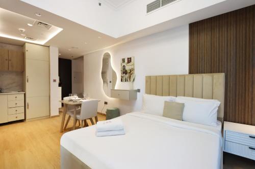 Studio with Big Balcony Walk to Beach Marina, Dubai (foto 9)