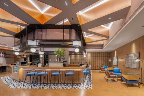 ล็อบบี้, Tongpai Hotel Guangzhou Zengcheng in ตำบลเจิ้งเฉิง