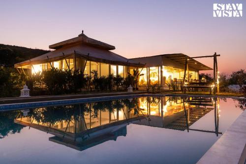 Entrance, StayVista at Vaana - Glamping Tents, Jacuzzi, Pool in Gevhande Khadak