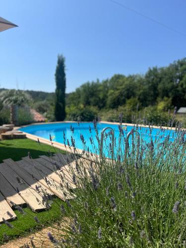 Mas des Lavandes avec vue & Piscine en Provence, 15 min des gorges du Verdon VAR chambre d'hôte Tavernes