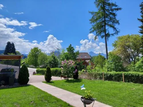 In den Bergen in Übersaxen, Österreich