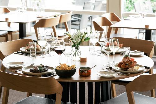 مطعم, Hotel Juelsminde Strand in جويلسمندى