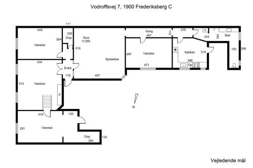 Stylish flat - 200m2 of comfort, Kodaň (fotografie 10)