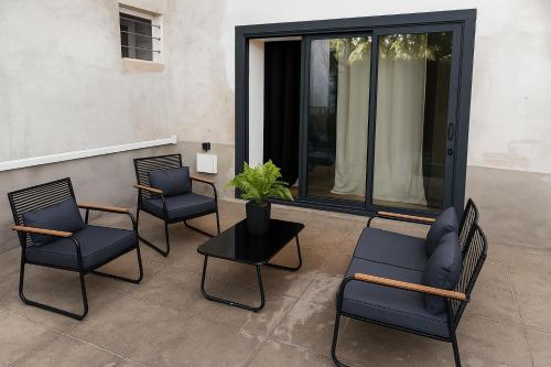 Létesítmények, Evasion, vue jardin, Terrasse, WIFI haut-débit, RDC (Evasion, vue jardin, Terrasse, WIFI haut-debit, RDC) in Creches-sur-Saone