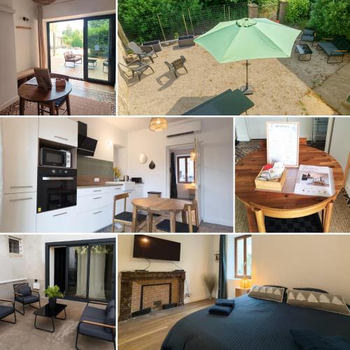 Konyha, Evasion, vue jardin, Terrasse, WIFI haut-débit, RDC (Evasion, vue jardin, Terrasse, WIFI haut-debit, RDC) in Creches-sur-Saone
