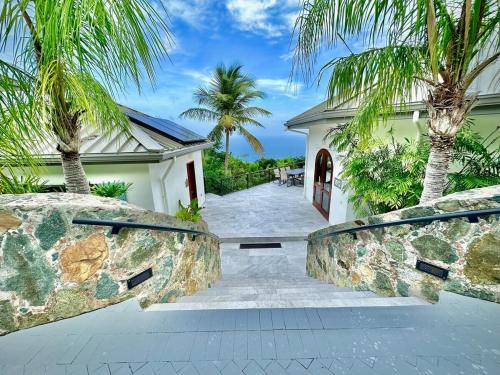 Pool Villa with Vast Views of Crisp Ocean Horizon - Villa Panache in Cruz Bay