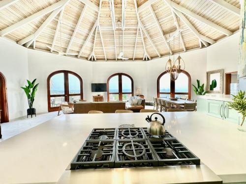 Pool Villa with Vast Views of Crisp Ocean Horizon - Villa Panache in Cruz Bay