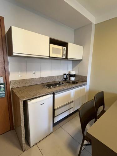 Kitchen, Apartamento Completo no Resort do Lago in Parque Termas de Caldas