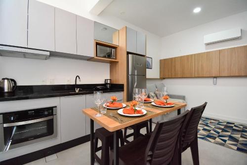 Kitchen, Loft para 4 pessoas - Haleiwa Novo Campeche-SDI017 in Rio Tavares