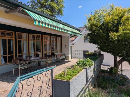 Erkély/terasz, Appartments am Literaturbrunnen in Markt Hartmannsdorf