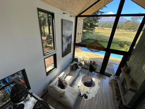 Casa vista al Volcán (Casa vista al Volcan) in Pucon Waterfront