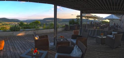 Erkély/terasz, Hotel Hofgut Hohenkarpfen in Hausen ob Verena