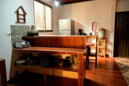 Dapur, Casa Lirio in San Juan La Laguna