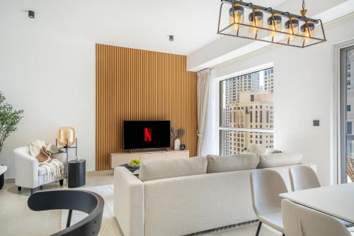 High-Floor 1BR New Design Steps to JBR Beach, Dubai (Foto 6)