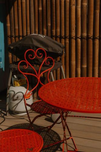 Erkély/terasz, R&R Bus Retreat in Wellington Mill