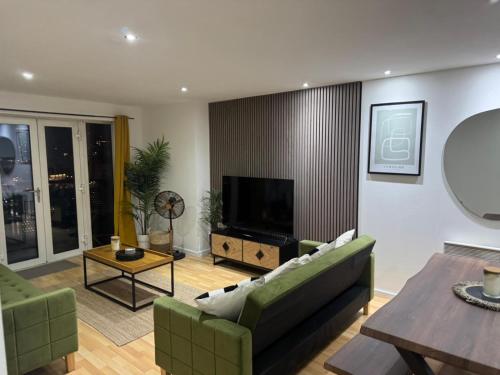 Modern 2BR Apartment City Centre Free Secure Parking Stunning Views, Birmingham (fotografie 4)