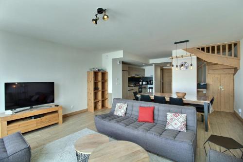 ARC 1600, LE RIDGE, Appartement 10 personnes Duplex Vue Montagne - ski aux pieds - Sauna, Hammam, Piscine, Salle de salle de sport-fitness, Arc 1600 (photo 9)