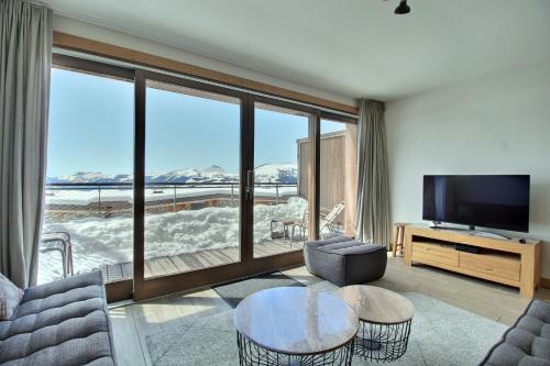 ARC 1600, LE RIDGE, Appartement 10 personnes Duplex Vue Montagne - ski aux pieds - Sauna, Hammam, Piscine, Salle de salle de sport-fitness, Arc 1600 (photo 7)
