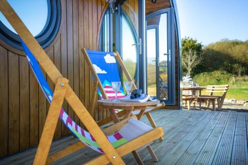 Balcony/terrace, Let's Glamp Retro - Madonna in Troedyraur