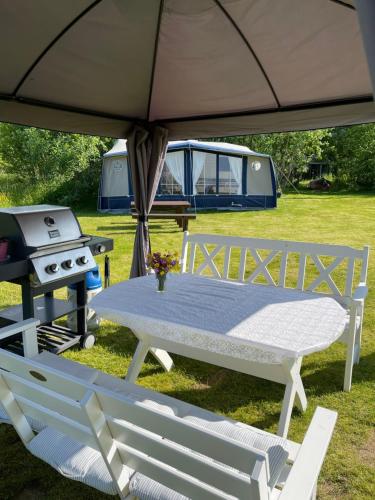 . Caravan at the Cottage House