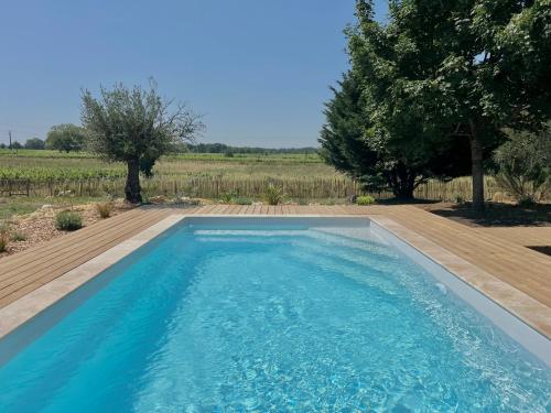Charmante maison avec piscine au cœur des vignes in Saint-Philippe-d'Aiguille