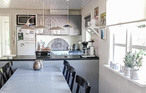 Kitchen, Holiday Home Hals Xviii in Hals