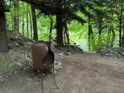 陽台/露台, WaldFloß am Silbersee - Nature Pure Life! in 科斯維格/安哈爾特