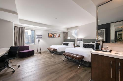 Queen Room with Two Queen Beds room in The Godfrey Hotel Chicago